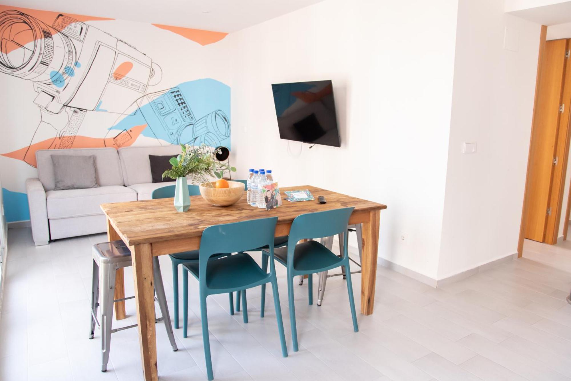 VLC Beach Cabanyal Flats Valencia Bagian luar foto