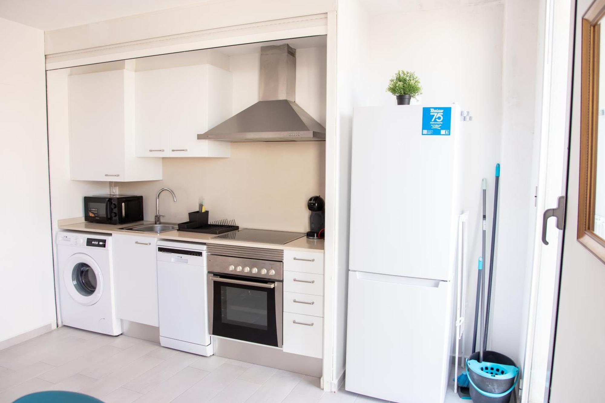 VLC Beach Cabanyal Flats Valencia Bagian luar foto