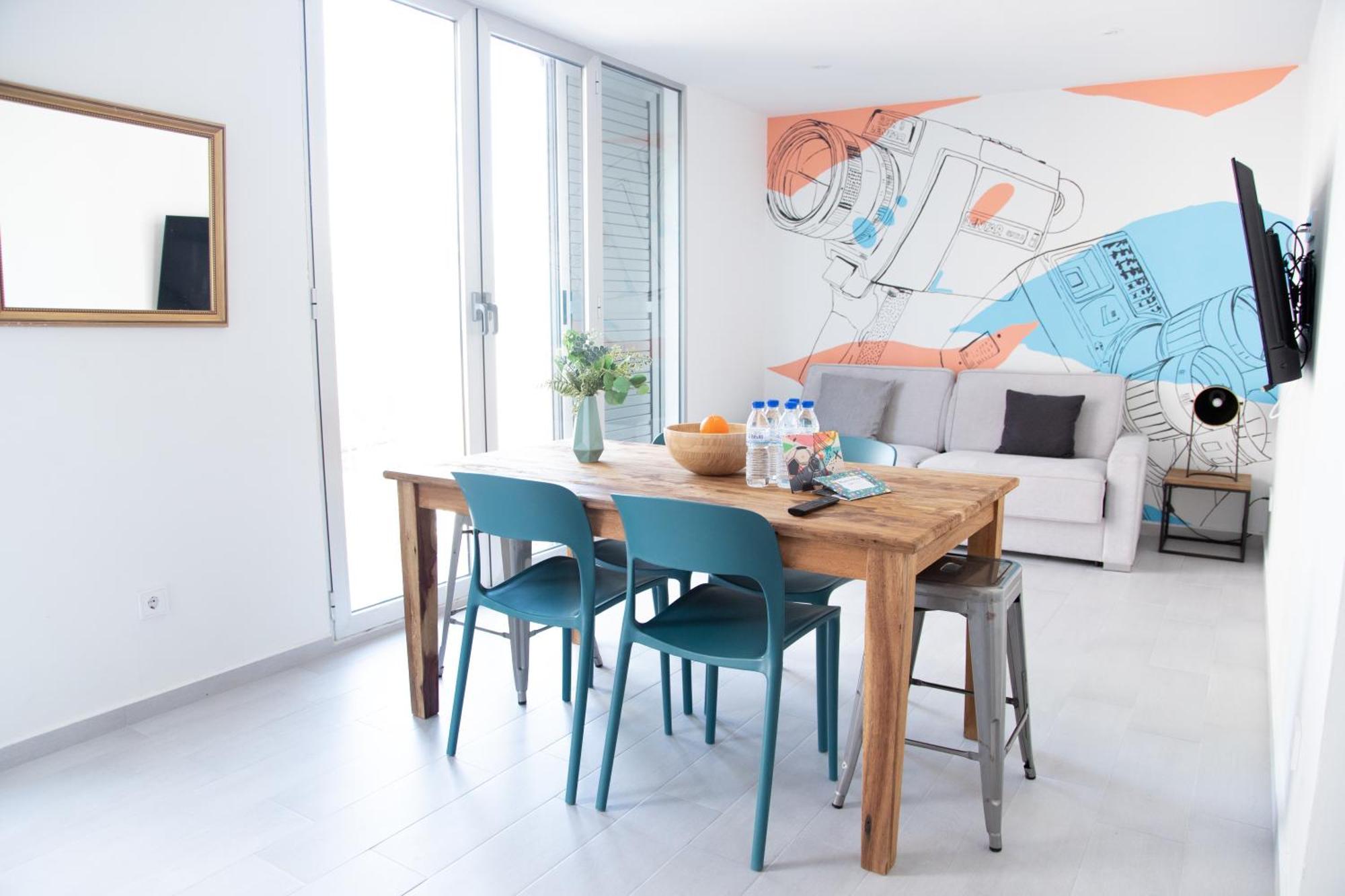VLC Beach Cabanyal Flats Valencia Bagian luar foto
